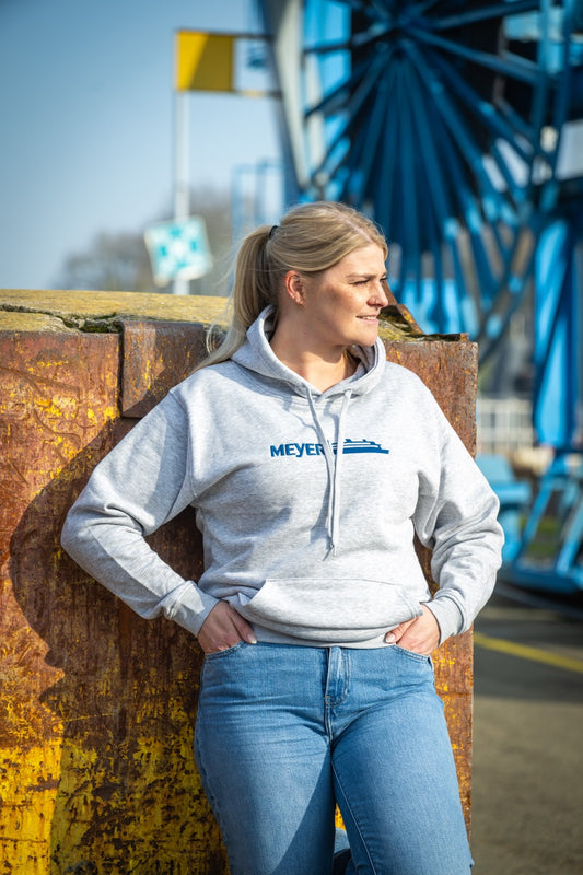 Hoodie grau - Logo