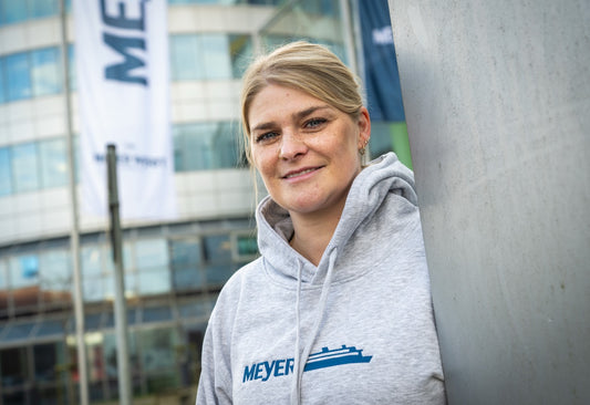 Hoodie grau - Logo